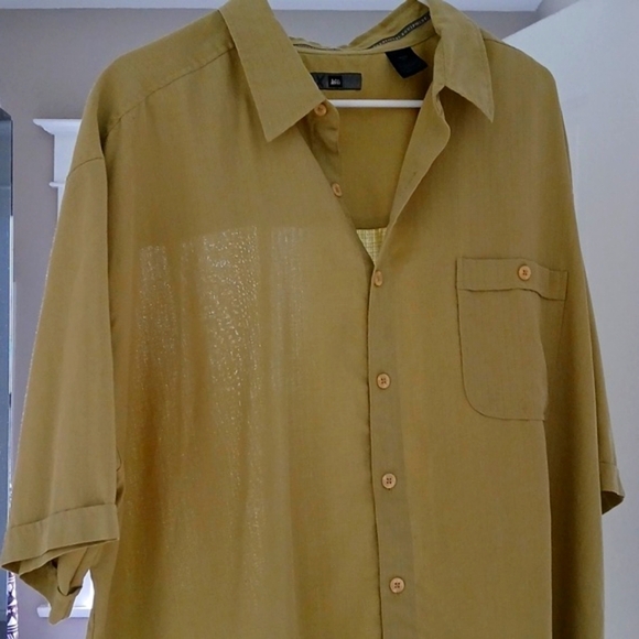 REI Shirt Camp Relaxed Fit Textured Fabric Pocket Button Down Casual Oversized - Picture 6 of 11